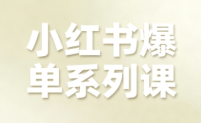 小红书爆单系列课，聚焦小红书电商全链路增长(更新)-niguangts