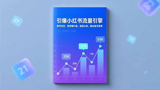 引爆小红书流量引擎，账号定位、视觉锤打造、底层认知，撬动首页推荐-niguangts