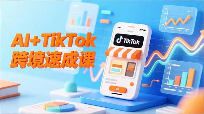AI+TikTok跨境速成课，智能翻译、店铺定位、流程拆解，7天高效上线运营-niguangts
