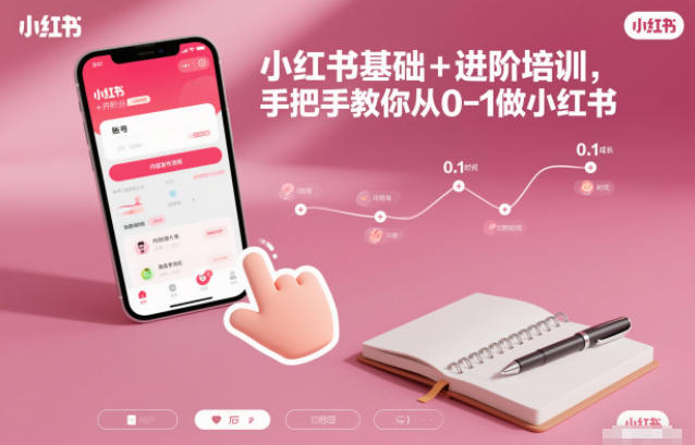 小红书基础+进阶培训，手把手教你从0-1做小红书-niguangts