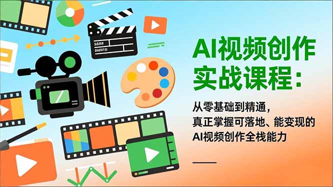AI视频创作实战课程：从零基础到精通，真正掌握可落地、能变现的AI视频创作全栈能力-niguangts