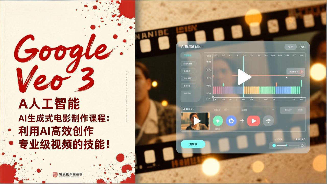Google Veo 3人工智能AI生成式电影制作课程：利用AI高效创作专业级视频的技能！-niguangts