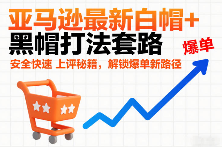 亚马逊最新白帽+黑帽打法套路，安全快速上评秘籍，解锁爆单新路径-niguangts