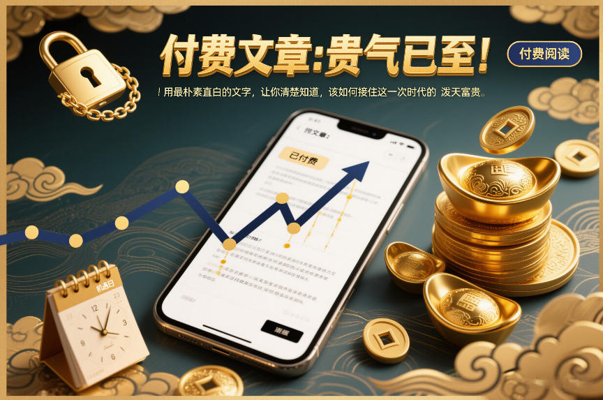 付费文章：贵气已至！用最朴素直白的文字，让你清楚知道，该如何接住这一次时代的泼天富贵-niguangts