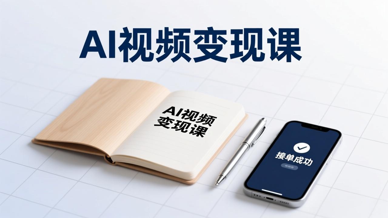 AI视频变现课，学完即可创作短片、接商单，实现副业增收，单项目报价可达千元-niguangts