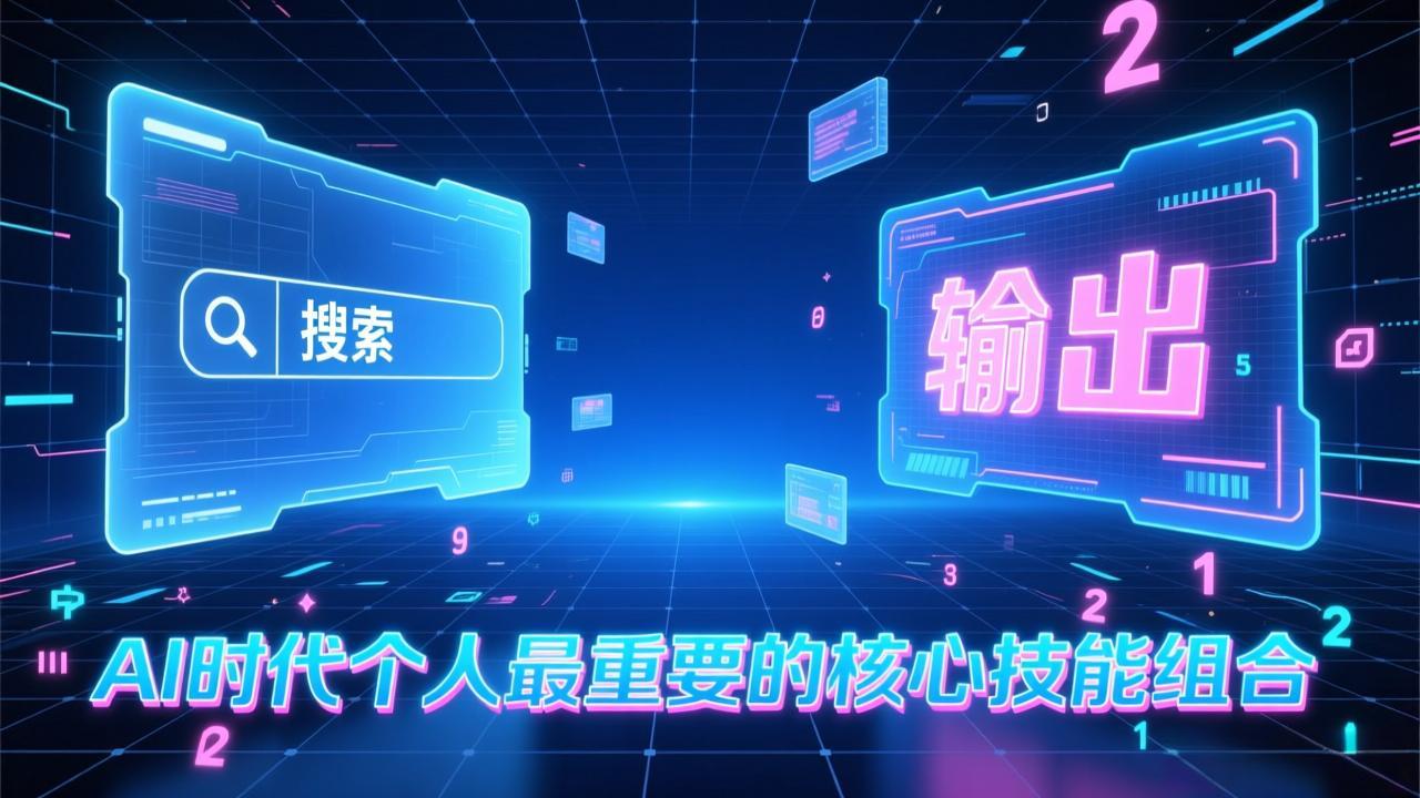 付费文章：AI时代个人最重要的核心技能组合：“输出能力”和“搜索能力”-niguangts