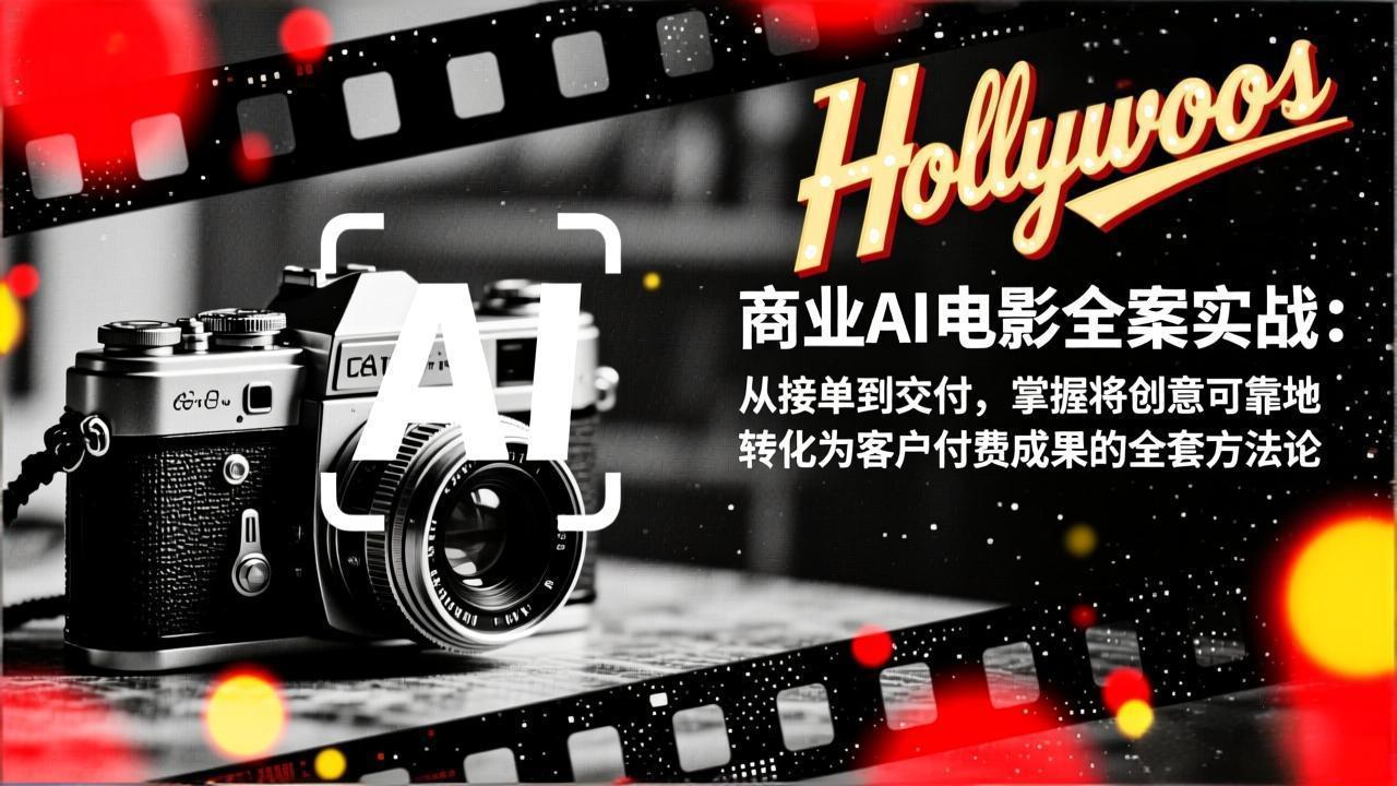 商业AI电影全案实战：从接单到交付，掌握将创意可靠地转化为客户付费成果的全套方法论-niguangts