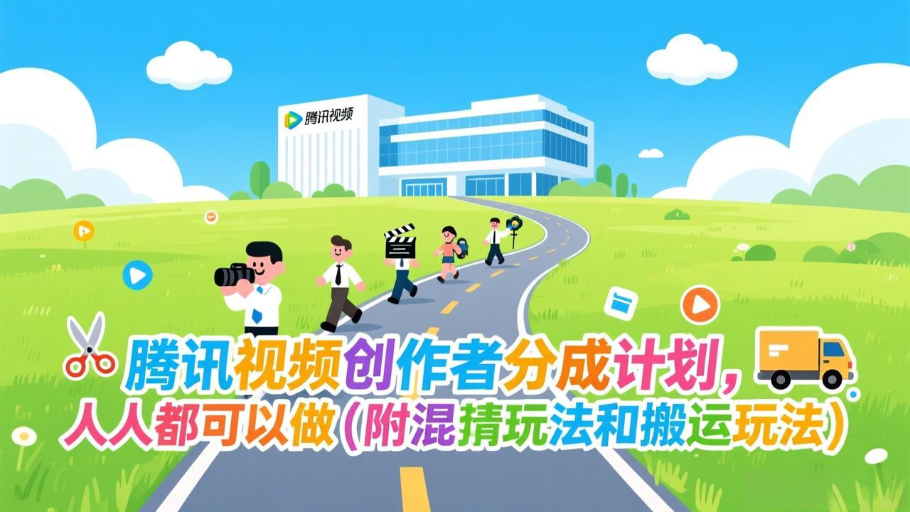 腾讯视频创作者分成计划，人人都可以做(附混剪玩法和搬运玩法-niguangts