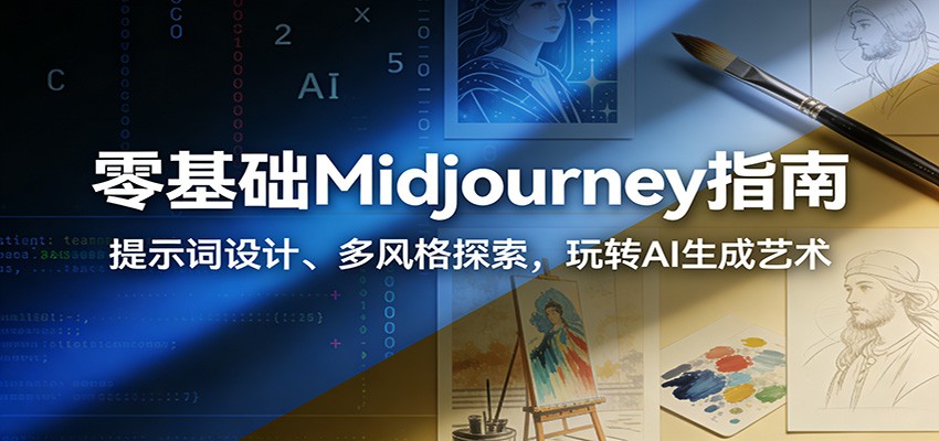 零基础Midjourney指南：提示词设计、多风格探索，玩转AI生成艺术-niguangts