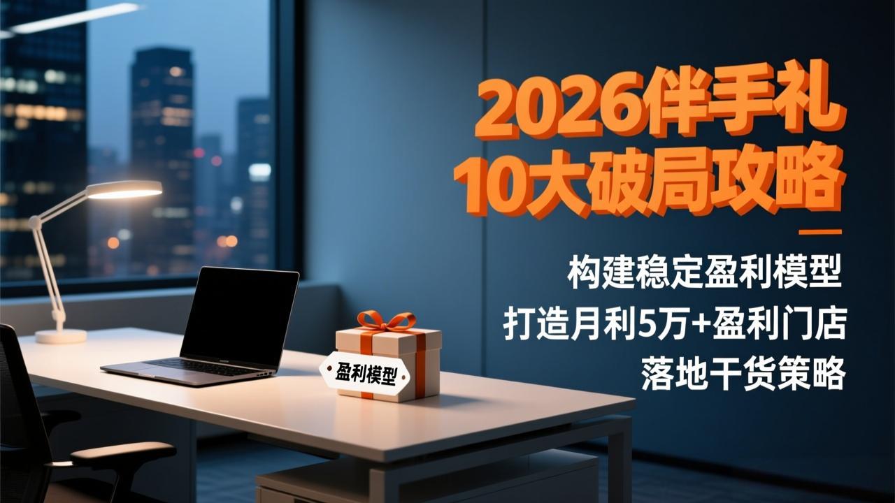 2026伴手礼10大破局攻略：构建稳定盈利模型，打造月利5万+盈利门店，落地干货策略-niguangts