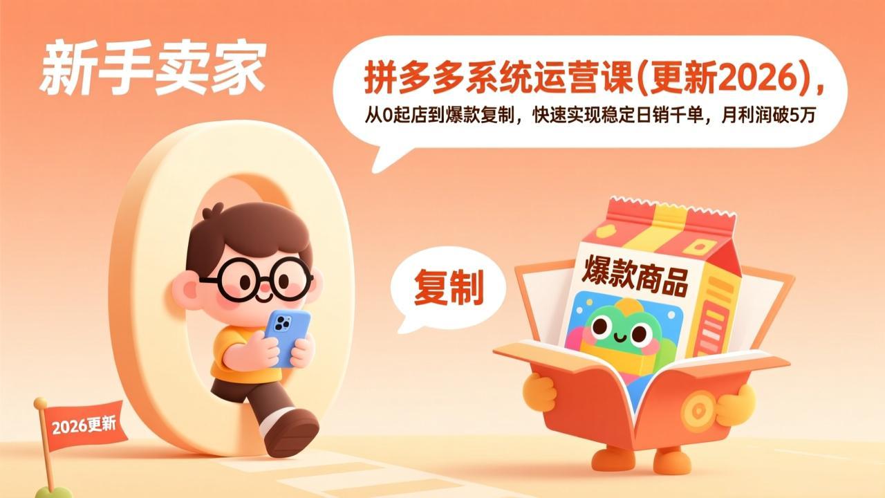 拼多多系统运营课(更新2026-niguangts