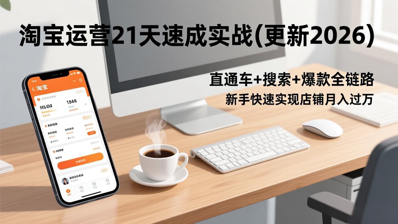 淘宝运营21天速成实战(更新2026-niguangts