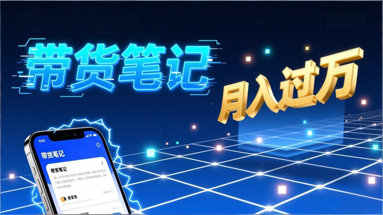 小红书爆款笔记带货实战：拆解封面标题正文全要素，手把手教你单篇笔记带货月入过万-niguangts