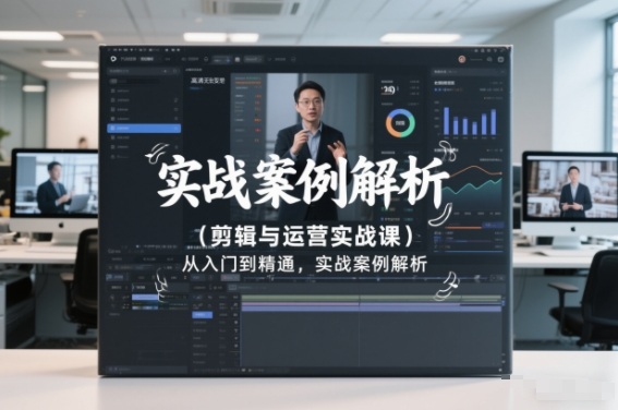 剪辑与运营实战课，从入门到精通，实战案例解析(更新2026)-niguangts