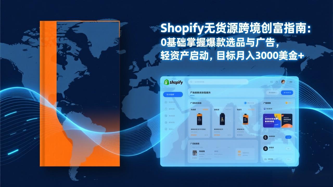 Shopify爆款打法实战：从选品到广告投放，复制爆款模型，驱动独立站月销售额破万刀-niguangts