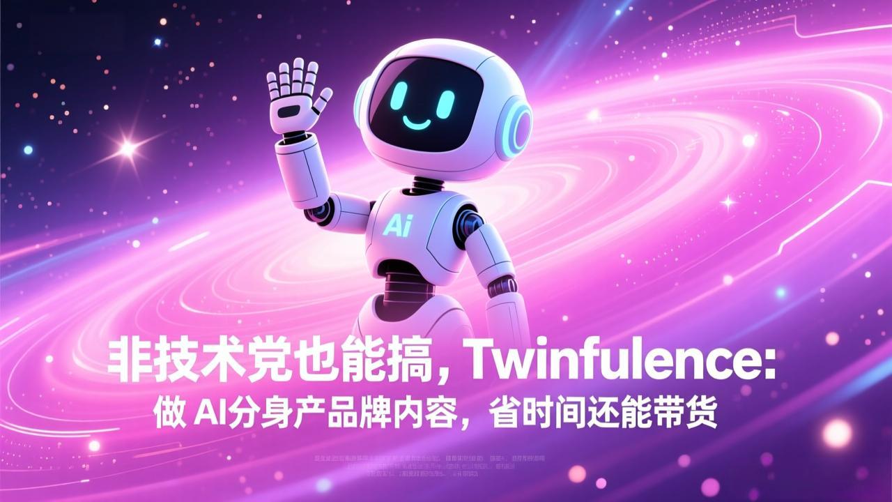 非技术党也能搞!Twinfluence:做 AI 分身产品牌内容,省时间还能带货-niguangts
