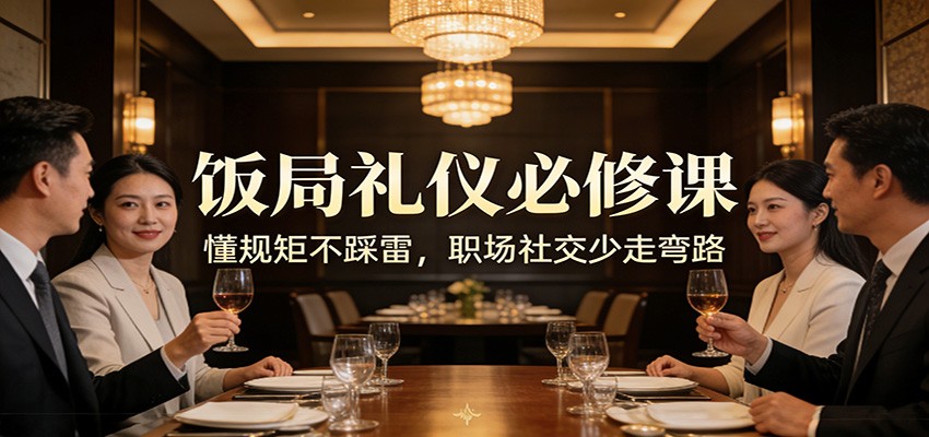 公众号收费文章：《饭局礼仪必修课：懂规矩不踩雷，职场社交少走弯路》-niguangts