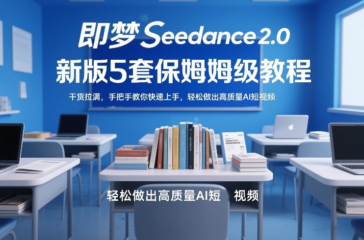 即梦Seedance2.0新版5套保姆级教程，干货拉满，手把手教你快速上手，轻松做出高质量AI短视频-niguangts