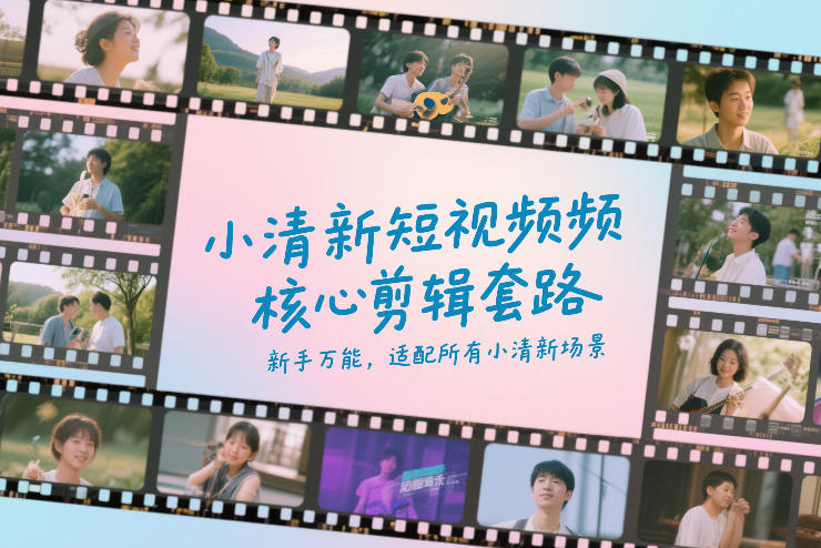 小清新短视频核心剪辑套路，新手万能，适配所有小清新场景-niguangts