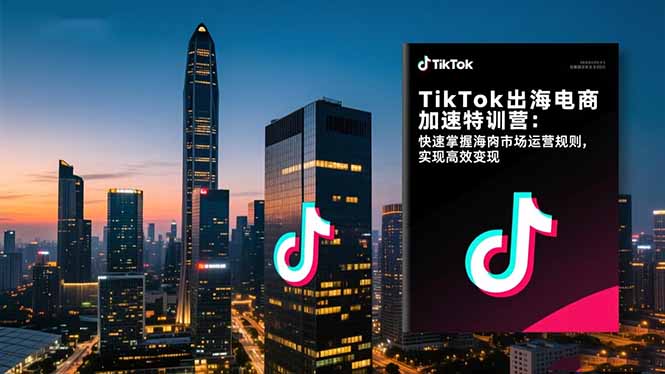 TikTok出海电商加速特训营-更新：快速掌握海外市场运营规则，实现高效变现-niguangts