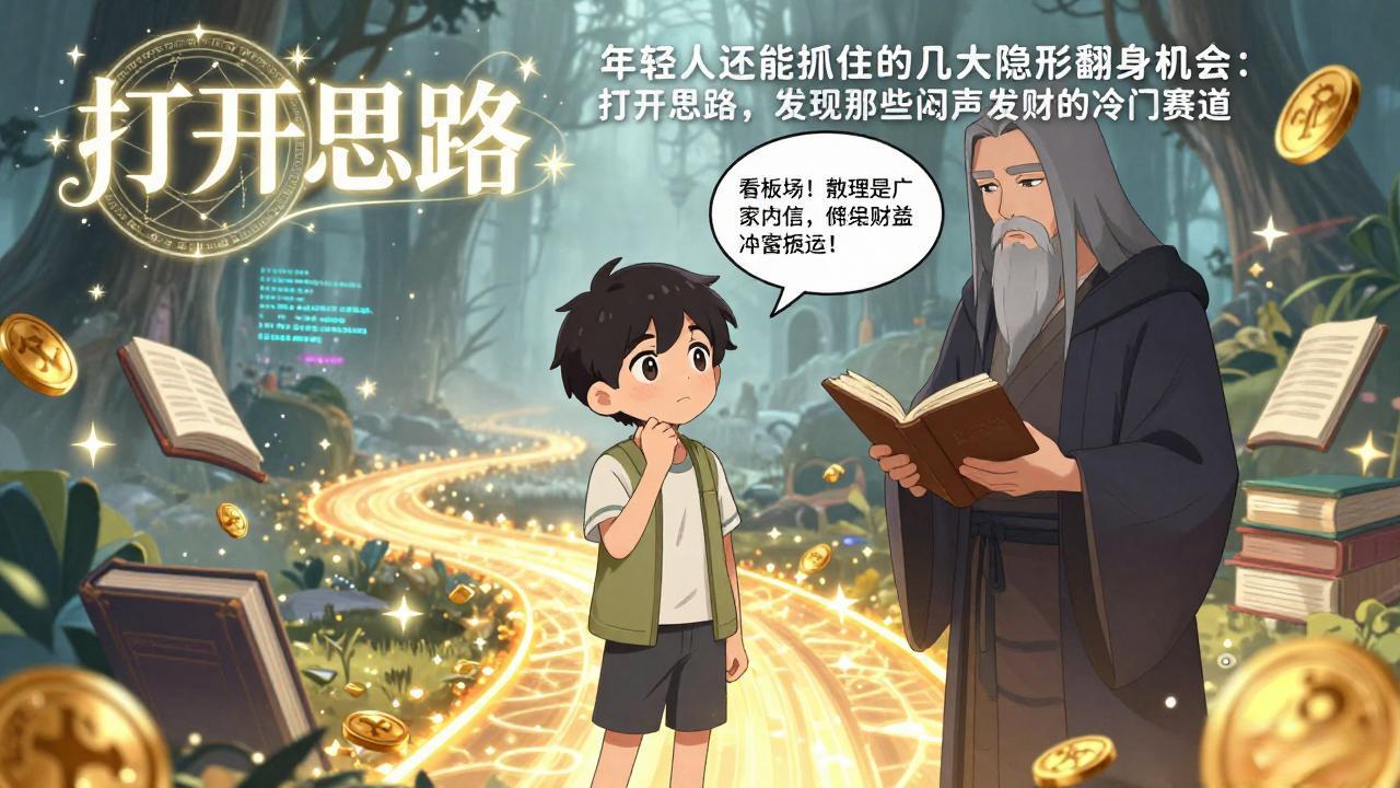 付费文1+2：年轻人还能抓住的几大隐形翻身机会：打开思路，发现那些闷声发财的冷门赛道-niguangts