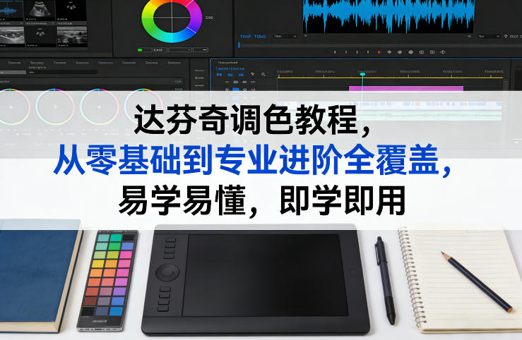 达芬奇调色教程，从零基础到专业进阶全覆盖，易学易懂，即学即用-niguangts