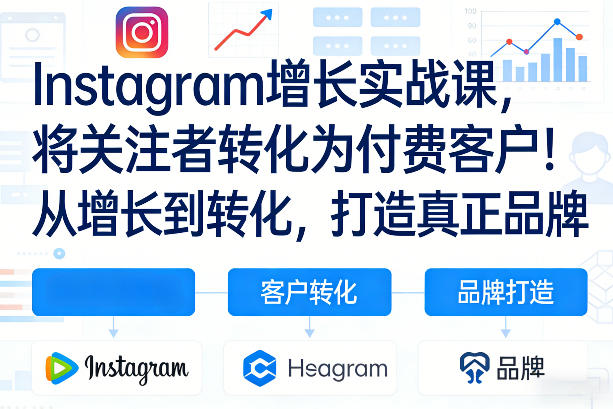 Instagram增长实战课，将关注者转化为付费客户！从增长到转化，打造真正品牌(双语字幕)-niguangts
