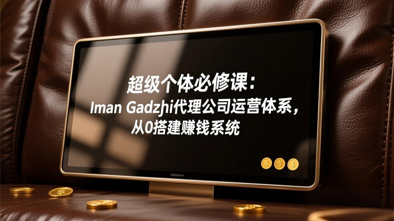 超级个体必修课：Iman Gadzhi代理公司运营体系，从0搭建赚钱系统-niguangts