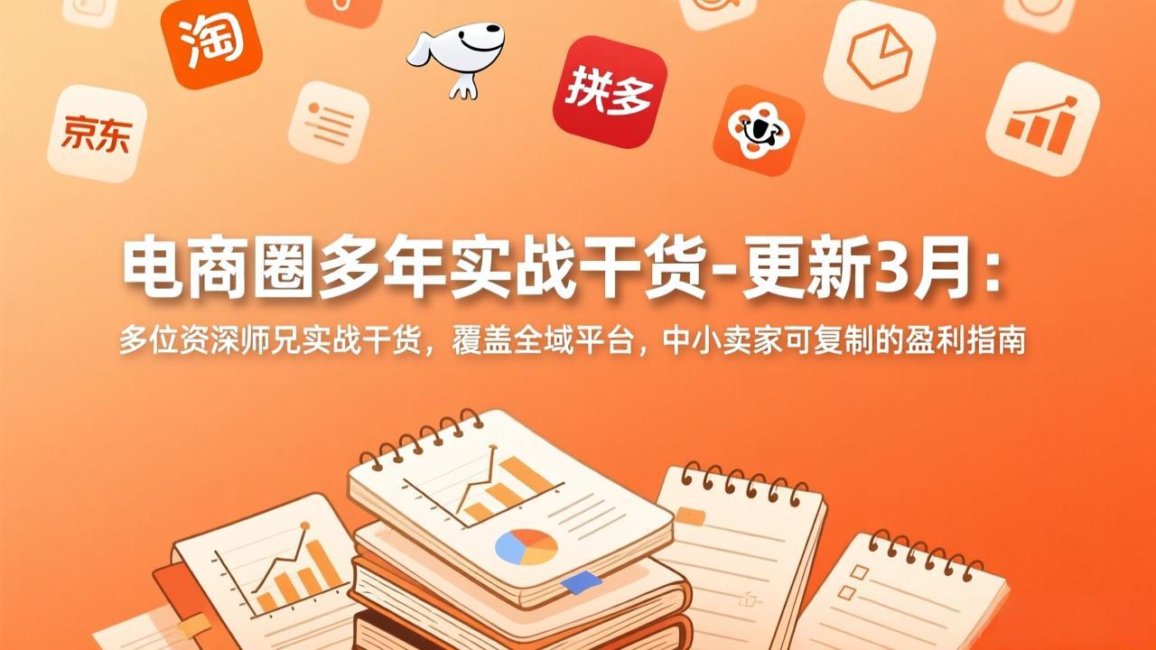 电商圈多年实战干货-更新3月：多位资深师兄实战干货，覆盖全域平台，中小卖家可复制的盈利指南-niguangts
