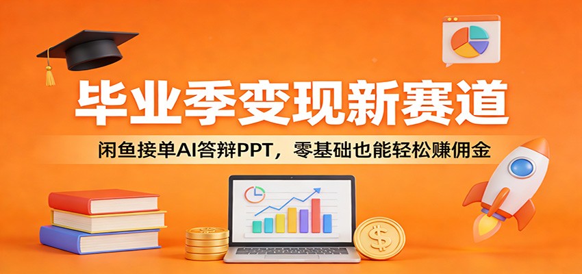 毕业季变现新赛道：闲鱼接单AI答辩PPT，零基础也能轻松赚佣金-niguangts
