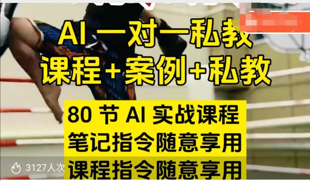 AI指令实战课，课程+案例，80节AI实战课程，笔记指令随意享用，课程指令随意享用(更新26年3月)-niguangts