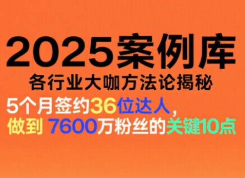 波波来了案例库，收录各行业大咖的方法论，各行业大咖方法论揭秘(更新2026年3月)-niguangts