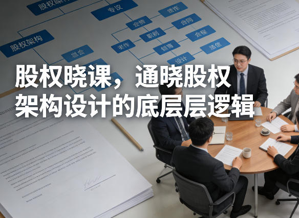 股权晓课，通晓股权架构设计的底层逻辑-niguangts