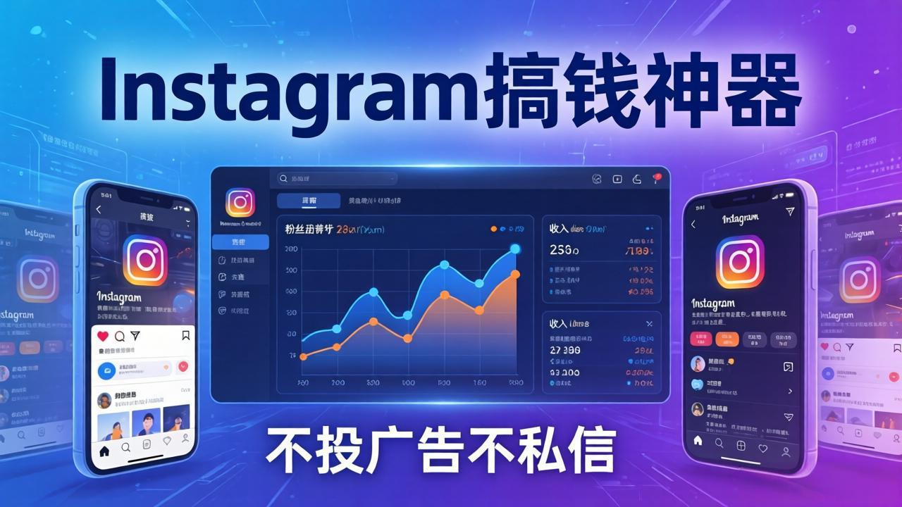 Instagram搞钱神器：月涨6万粉+月入5万刀，不投广告不私信，靠算法+低价产品-niguangts
