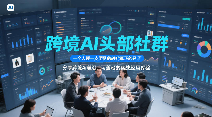 跨境AI头部社群，一个人顶一支团队的时代真正的开始了，分享跨境AI前沿，可落地的实战经验(更新3月23日)-niguangts