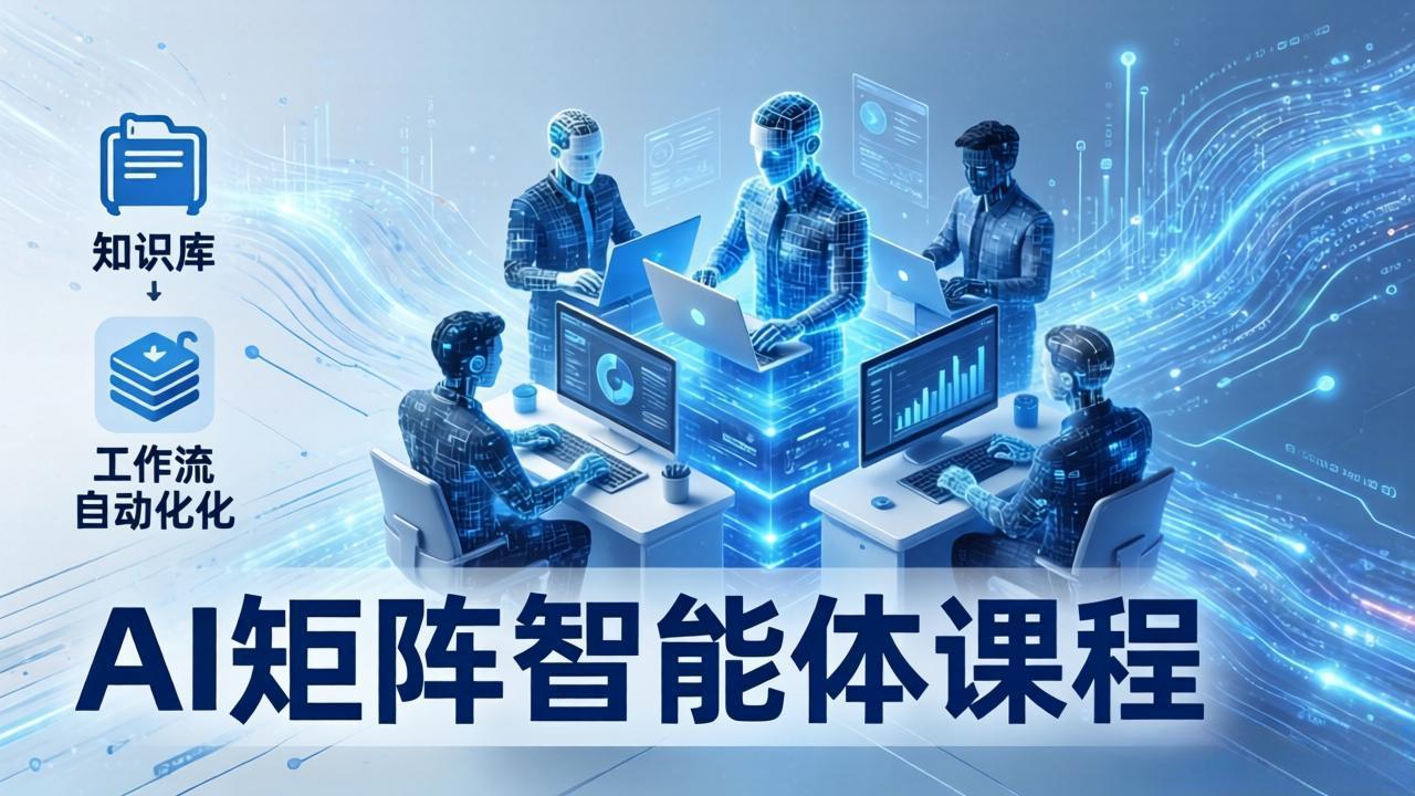 AI矩阵智能体实战：100个数字员工批量生产内容，文本知识库+工作流自动化全搞定-niguangts