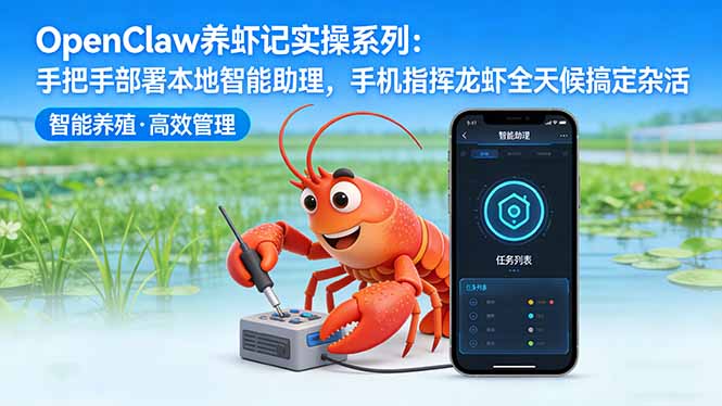 OpenClaw养虾记实操系列：手把手部署本地智能助理，手机指挥龙虾全天候搞定杂活-niguangts