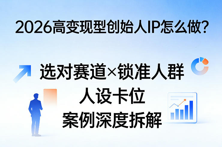 2026高变现型创始人IP怎么做？选对赛道×锁准人群×人设卡位×案例深度拆解-niguangts