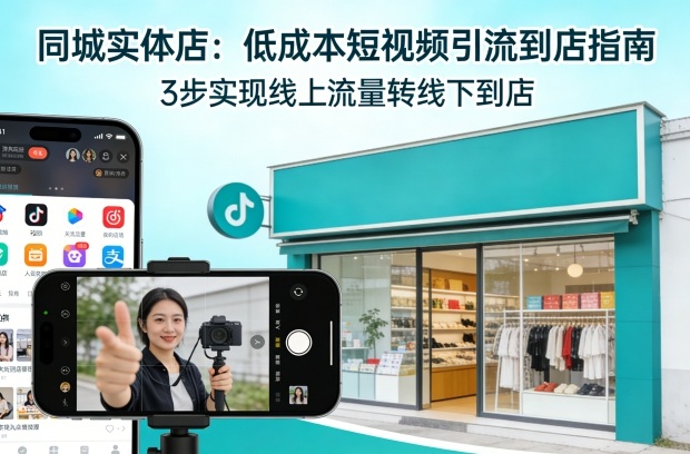 同城实体店，如何低成本把客户从短视频带到线下门店-niguangts