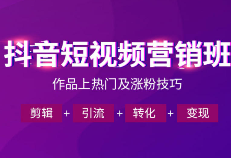 抖音短视频运营班，一门课学会作品上热门及涨粉技巧，引流转化剪辑变现(2026年5月)-niguangts