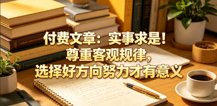 付费文章：实事求是！尊重客观规律，选择好方向努力才有意义-niguangts