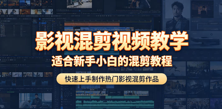 影视混剪视频教学，适合新手小白的混剪教程，快速上手制作热门影视混剪作品-niguangts