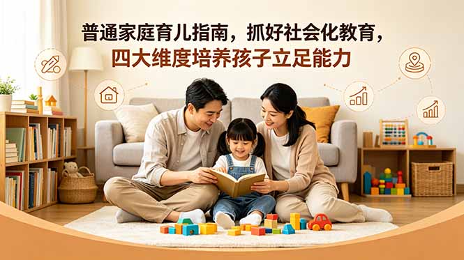 付费文章：普通家庭育儿指南，抓好社会化教育，四大维度培养孩子立足能力-niguangts