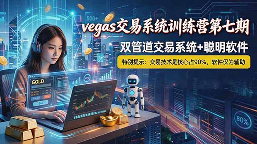【海外美金AI搬砖】Vegas交易技术+聪明软件， 黄金期货日赚50-1000U， 长期稳定，小白轻松上手-niguangts