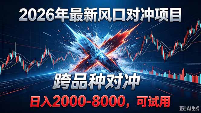 2026创业新风口!最新对冲!跨品种对冲!日收益2000-6000+-niguangts