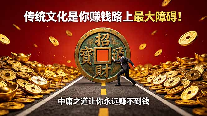 付费文章：传统文化是你赚钱路上最大障碍！中庸之道让你永远赚不到钱-niguangts