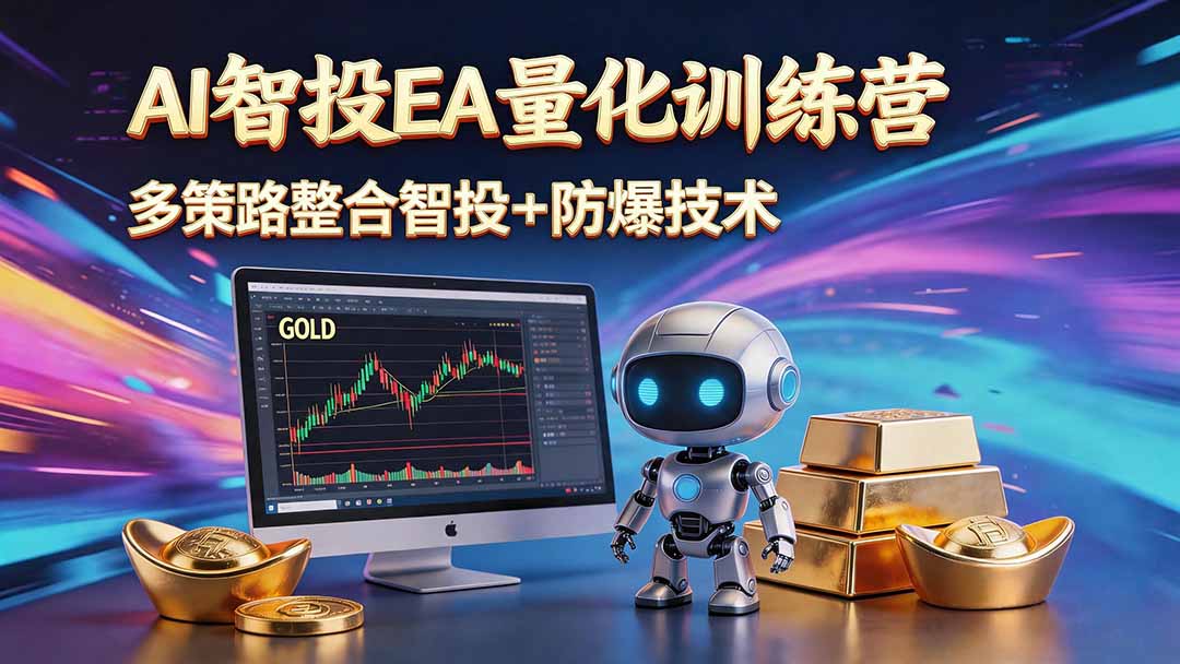 AI智投EA量化运营技术，自动化黄金操盘技术，小白也可以轻松上手日入1000+-niguangts