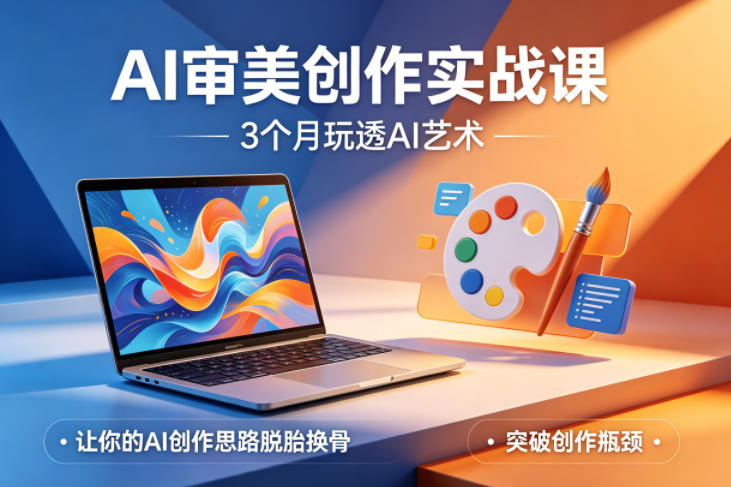 AI审美创作实战课，3个月玩透AI艺术，让你的AI创作思路脱胎换骨，突破创作瓶颈(更新0617)-niguangts