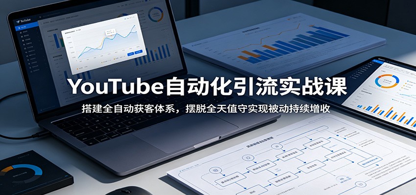 YouTube自动化引流实战课：搭建全自动获客体系，摆脱全天值守实现被动持续增收-niguangts
