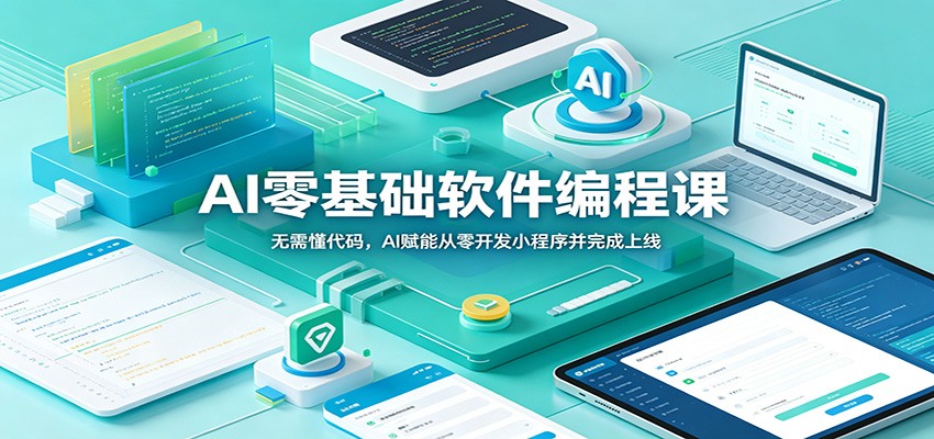 AI零基础软件编程课：无需懂代码，AI赋能从零开发小程序并完成上线-niguangts